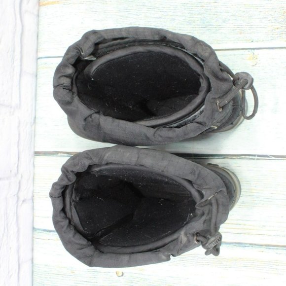 Baffin Technology Blue Nylon Lace Up Pull On Snow Boots Size 6 Wide - Picture 7 of 9